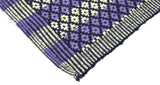 Black Violet yellow fabric doormat (23 x15 inches)  FFM00027