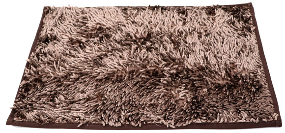 Fabric  doormat 22 x 15inches Brown FFM00008