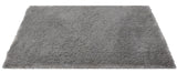 Large size Grey fabric doormat with antislip back (36 x 19 inches)