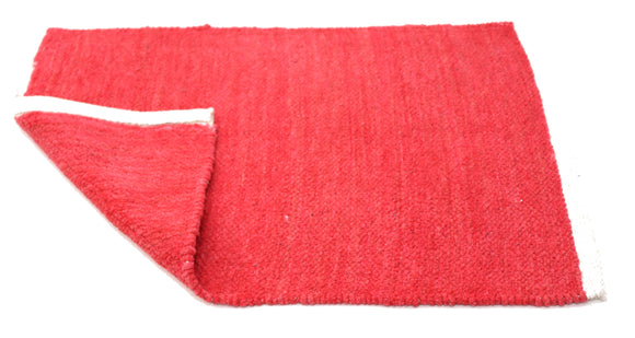 Red Plain Fabric Door Mat 24 x 16 inches FFM00016