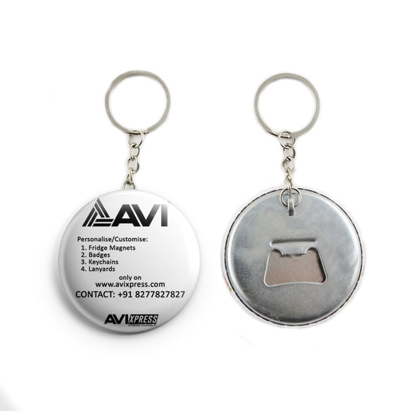 AVI Customizable (Personalize your personal keychain) custom design Keychain Metal 58mm R7001197