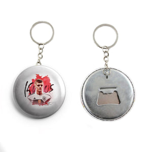 AVI Metal Keychain Grey Germany Football player Tony Kroos R7000035