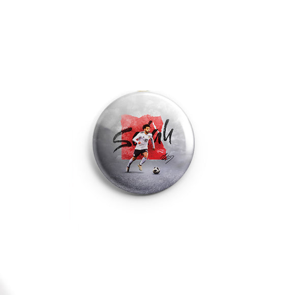 AVI 58mm Regular Size Fridge Magnet Metal Grey Football Player Egyptian Mohamed Shah  Design MR8000039