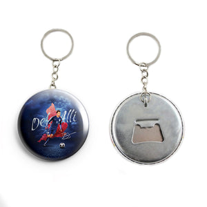 AVI Metal Keychain  Blue England football player Dele Allio R7000043