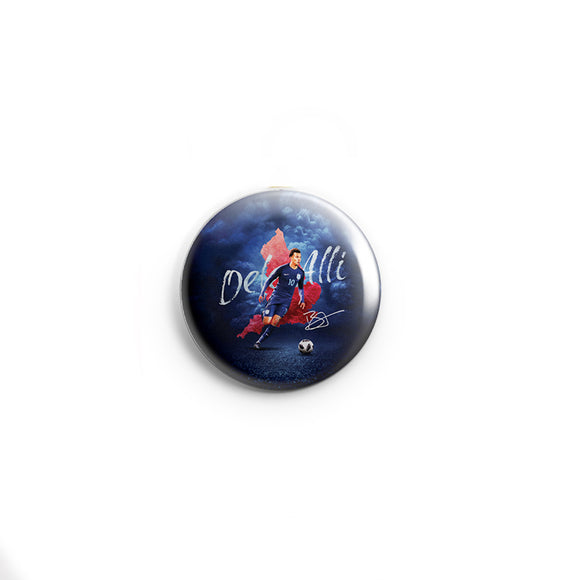 AVI 58mm Regular Size Fridge Magnet Metal  Blue England football player Dele Alli Design MR8000043