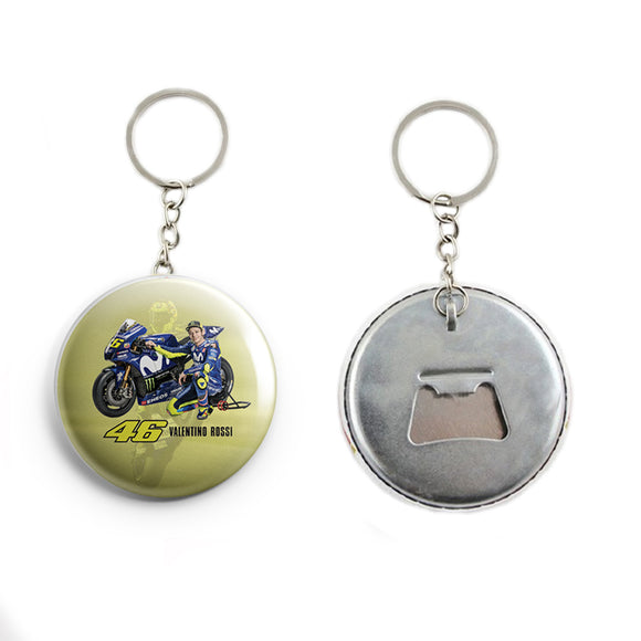 AVI Bike Racing DR 46 Valentino Rossi Design Keychain Regular Size Metal 58mm R7000132