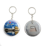 AVI Blue Amritsar Golden Temple Keychain Regular Size Metal 58mm R7002029