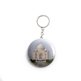 AVI  White Delhi Agra Taj Mahal Keychain Regular Size Metal 58mm R7002030