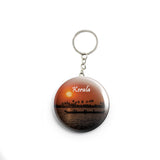 AVI  Multicolor Kerala sunset backwaters Keychain Regular Size Metal 58mm R7002031