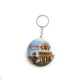 AVI Blue Jaisalmer Rajasthan background Keychain Regular Size Metal 58mm R7002044