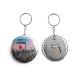 AVI Blue Habibi Dubai is Love UAE Travel Souvenir Keychain Regular Size Metal 58mm R7002055