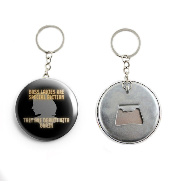 AVI Boss ladies are special edition attitude Quote Keychain Regular Size Metal 58mm R7002275