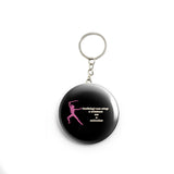 AVI Nothing can stop a woman on a mission attitude Quote Keychain Regular Size Metal 58mm R7002277