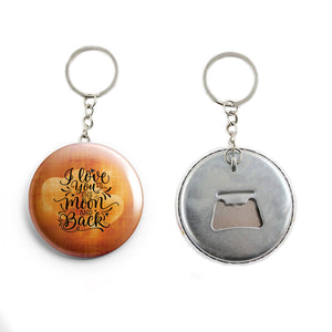 AVI 58mm Orange I love you quote for valentine Keychain Regular Size Metal R7002299