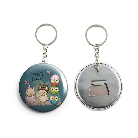 AVI Happy Easter Keychain Regular Size Metal 58mm R7002351