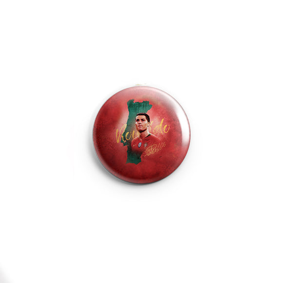 AVI 58mm Regular Size Fridge Magnet Metal Red Portugal Football player Cristiano Ronaldo Design MR8000033