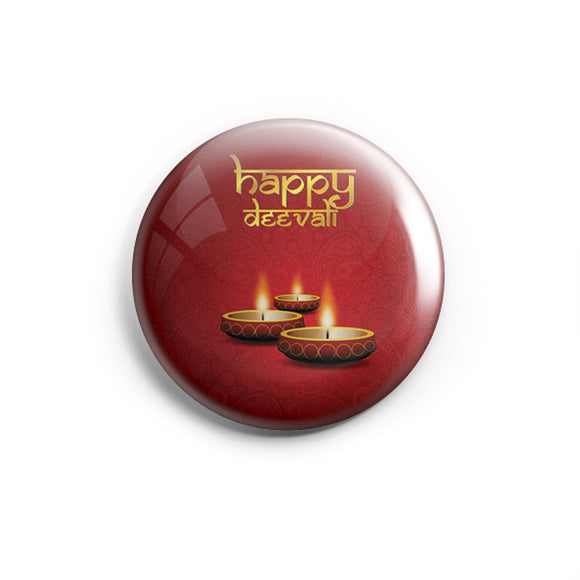 AVI Happy Diwali Regular Size 58mm Badges R8000191