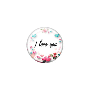 I love you Button Pin Badge