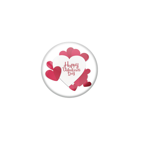 Happy Valentines day Single magnet Badge