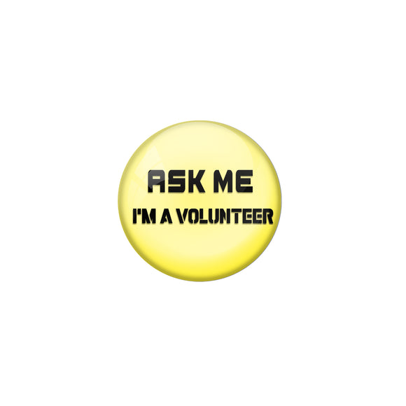 Yellow Volunteer Badge R8000938 x 1