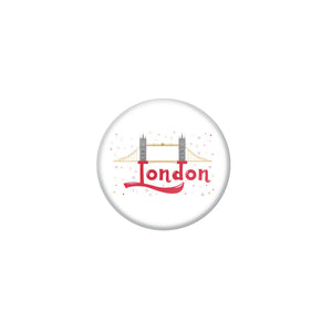 AVI White Colour Metal Fridge Magnet London bridge Fridge Magnet