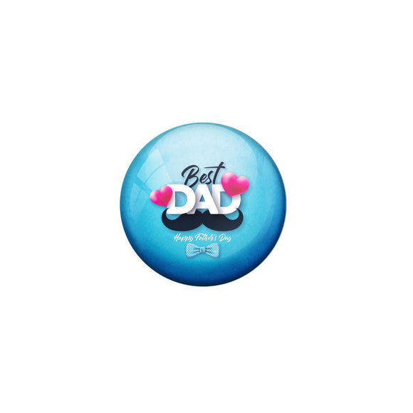 AVI Blue Colour  Fridge Magnet  Happy Fathers Day Best Dad FD 2 Glossy Finish  Design