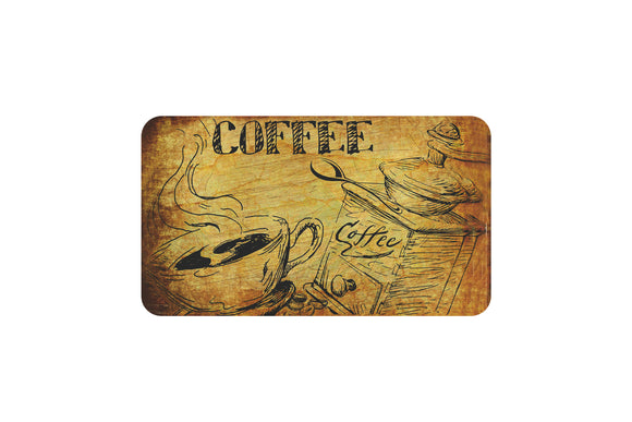 AVI Rectangular Fridge Magnet Brown Coffee design RFM00005