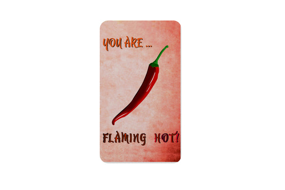 AVI Rectangular Fridge Magnet Red You are Flaming Hot Motivation Quote RFM00008