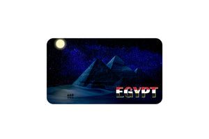 AVI Rectangular Fridge Magnet Blue EGYPT Travel souvenir scenery RFM00029
