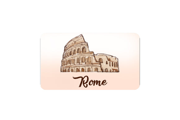 AVI Rectangular Fridge Magnet Europe Rome Italy Colosseum Travel souvenir scenery RFM00061