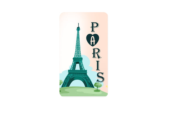 AVI Rectangular Fridge Magnet Multicolor Europe Eiffel Tower Paris Travel souvenir RFM00065