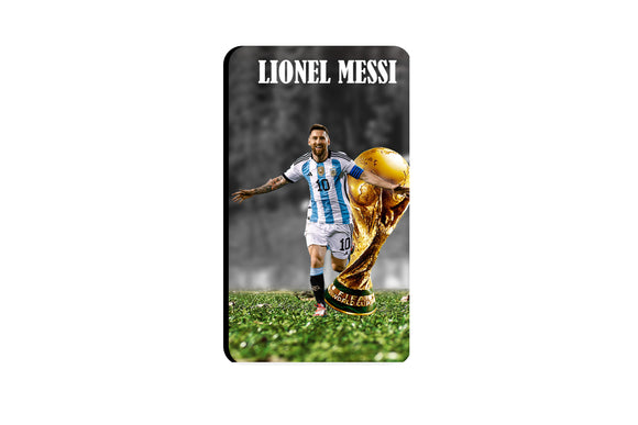 AVI Rectangular Fridge Magnet Argentina Football Player Messi with World cup 2022  RFM00201