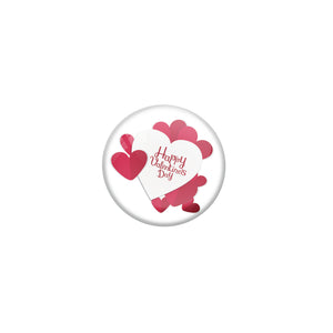 Happy Valentines day Double Magnet Badge