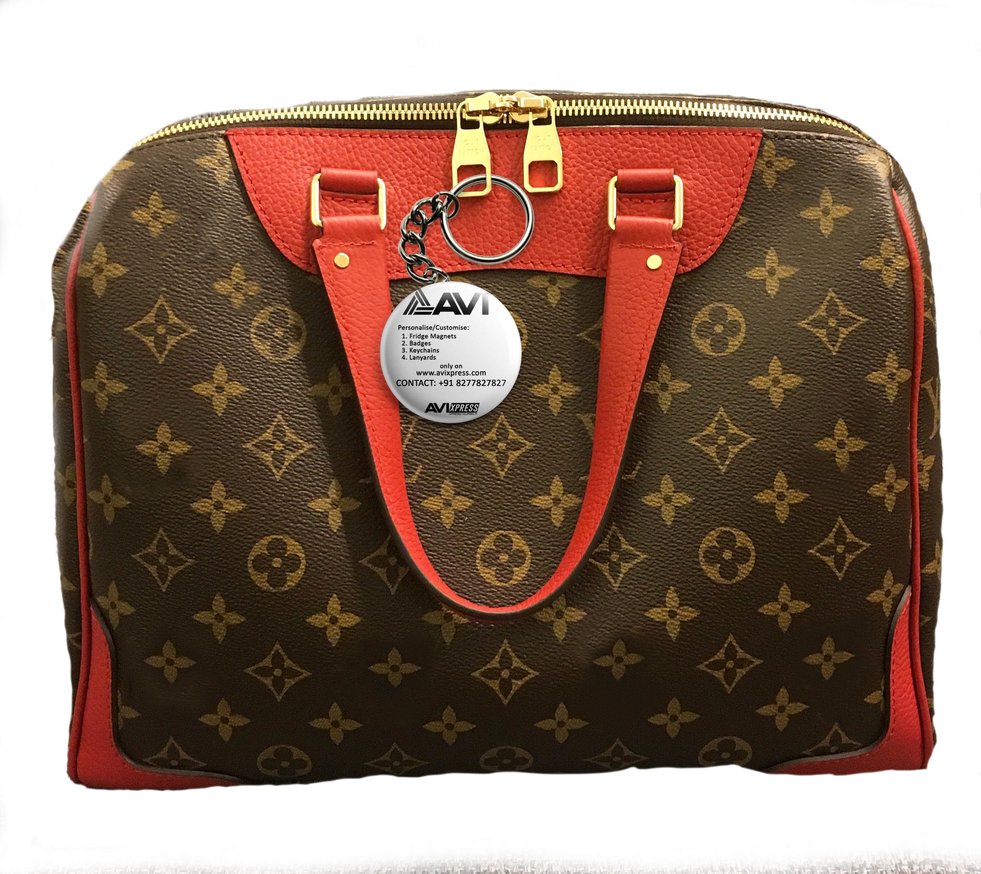 LOUIS VUITTON, RETIRO HANDBAG RED